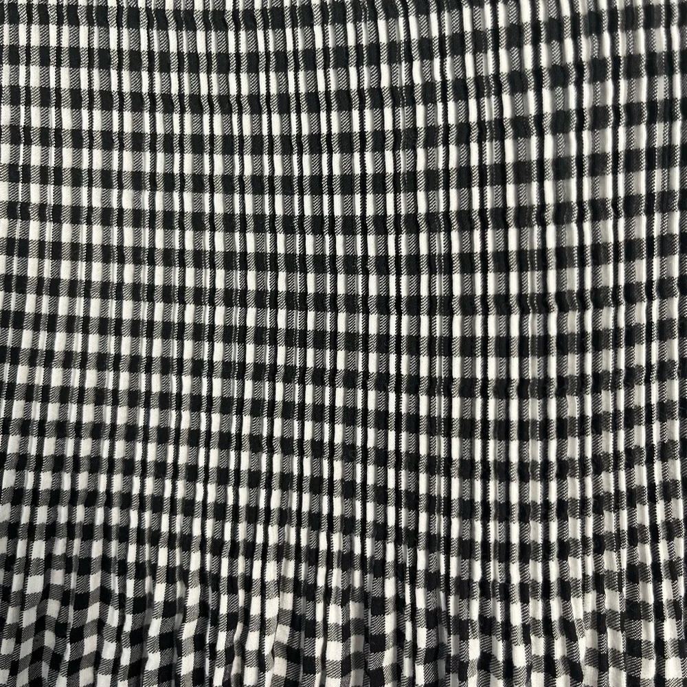 Black and White Gingham Skirt - Picture 6 of 9